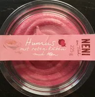 Hummus mit roten Rüben und Kren
