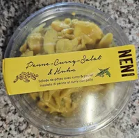 Penne Salat mit Curry und Huhn