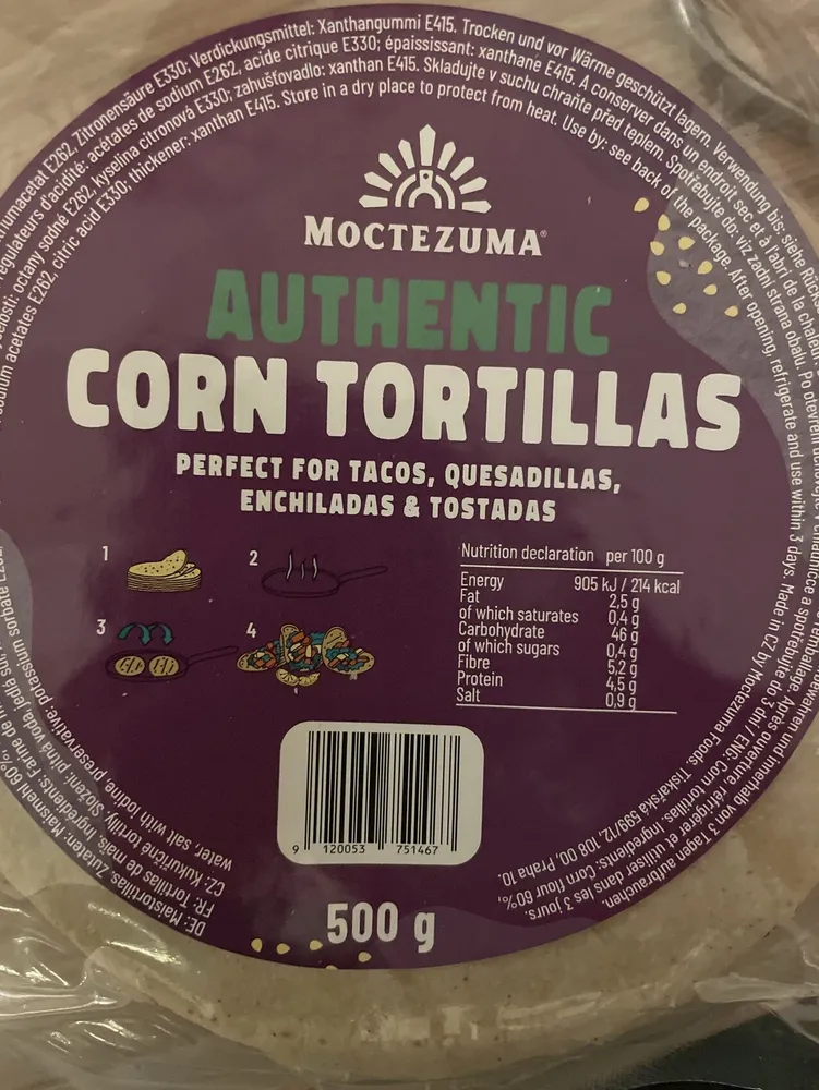 Tortilla de maiz