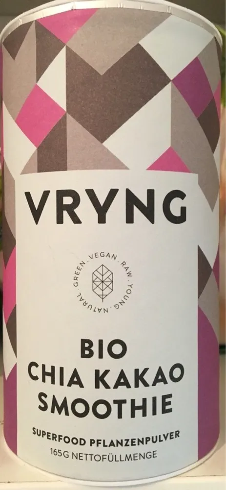 Bio chia kakao smoothie