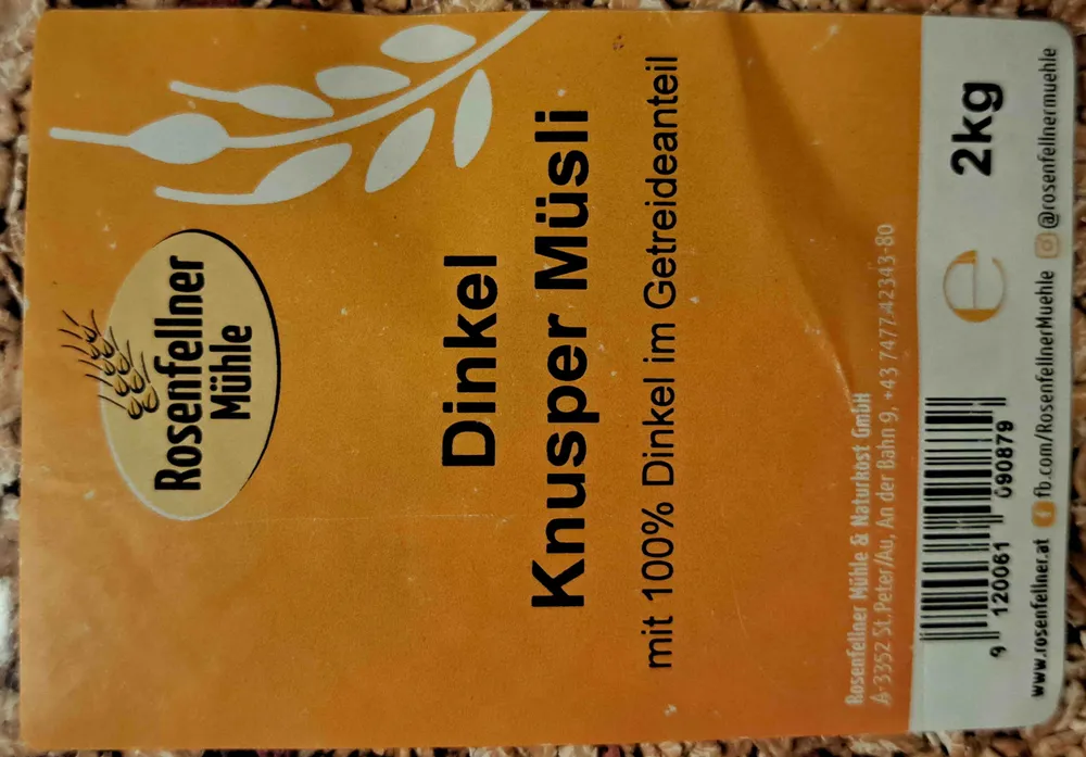 Dinkel Knusper Müsli