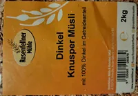 Dinkel Knusper Müsli