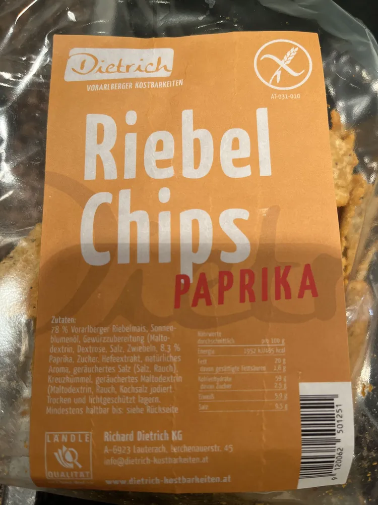 Riebelmais chips