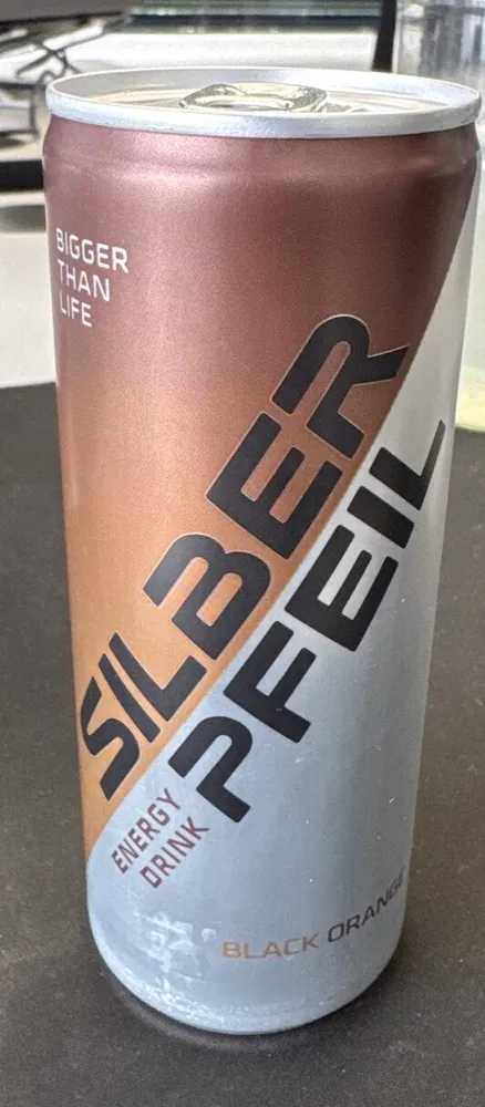 Energy Drink Silber Pfeil