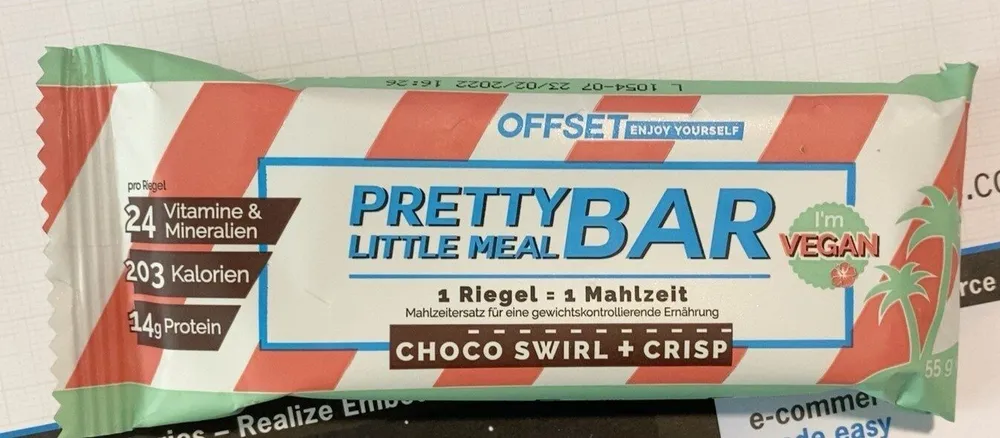 Pretty little meal bar