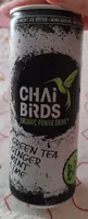 Organic power drink green tea ginger mint lime