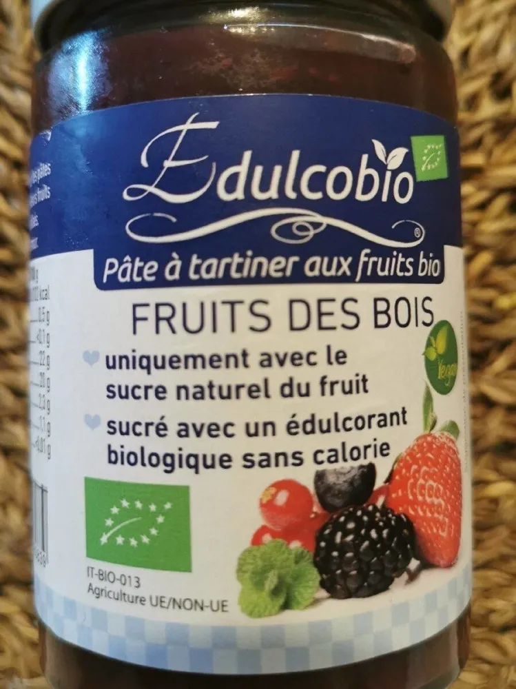 Edulcobio pâte à tartiner aux fruits bio