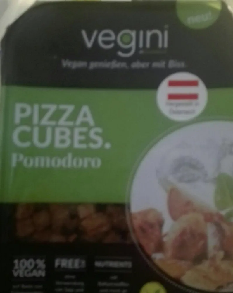 Vegini , Pizza Cubes Pomodoro
