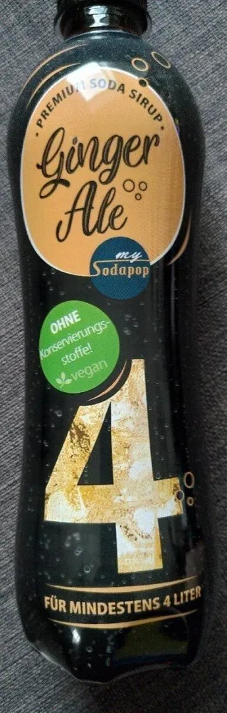 Premium Soda Sirup - Ginger Ale