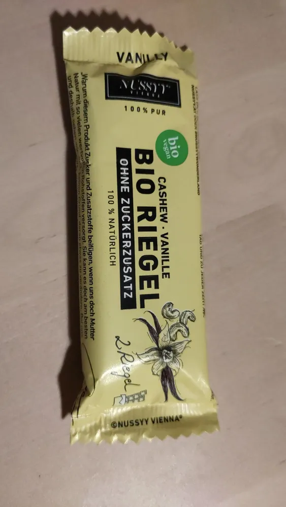 Bio Riegel Cashew Vanille
