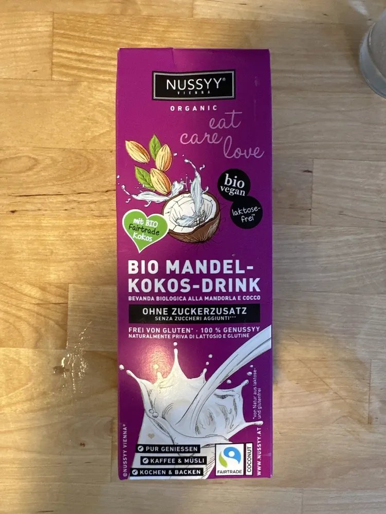 Kokos Mandel Milch