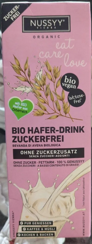 Bio Hafer-Drink Zuckerfrei