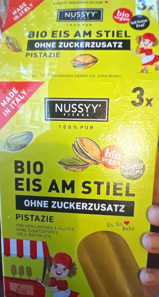 Bio Eis am Stiel Pistazie