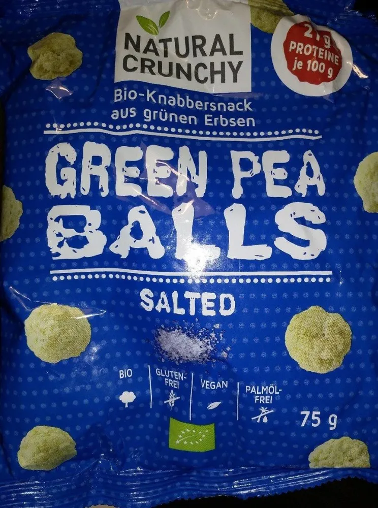 Green pea balls