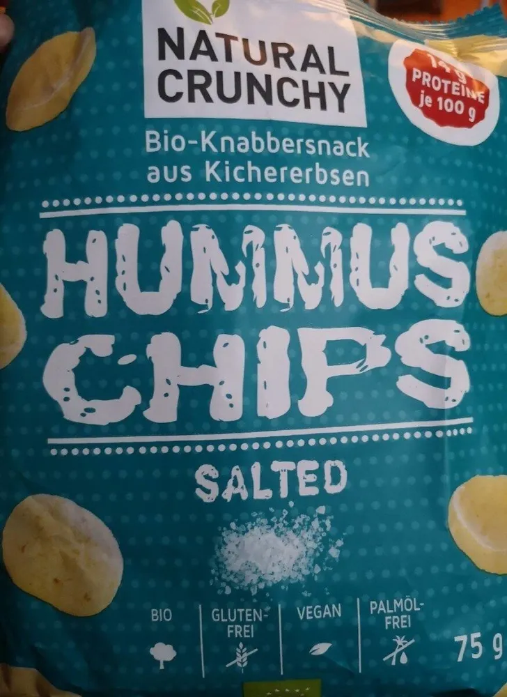 Hummus chips salted
