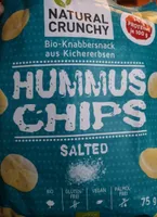 Hummus chips salted
