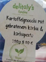 Kartoffelgnocchi mit gebratenem Kürbis