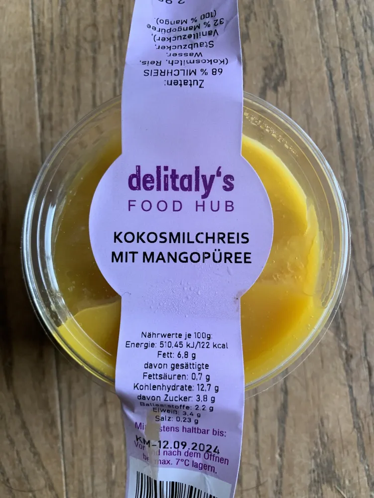 Chia-kokos mit  mangopüree