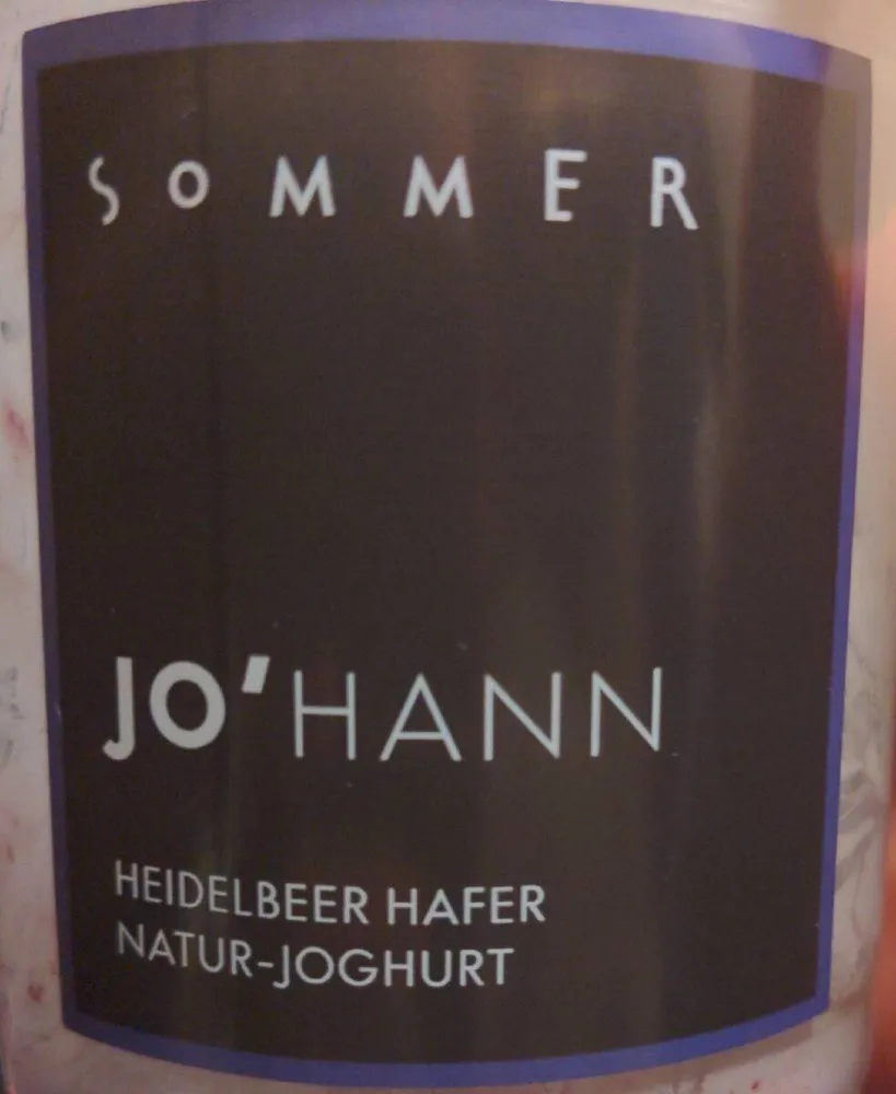 Heidelbeer Hafer Joghurt