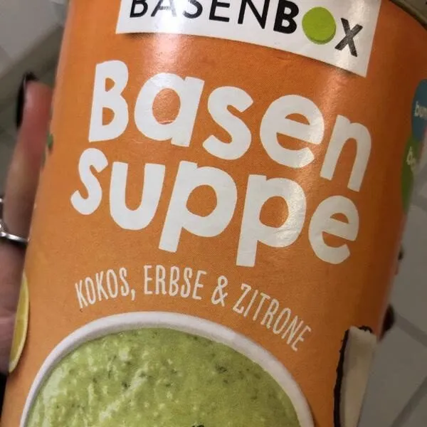Basensuppe Kokos, Erbse, Zitrone