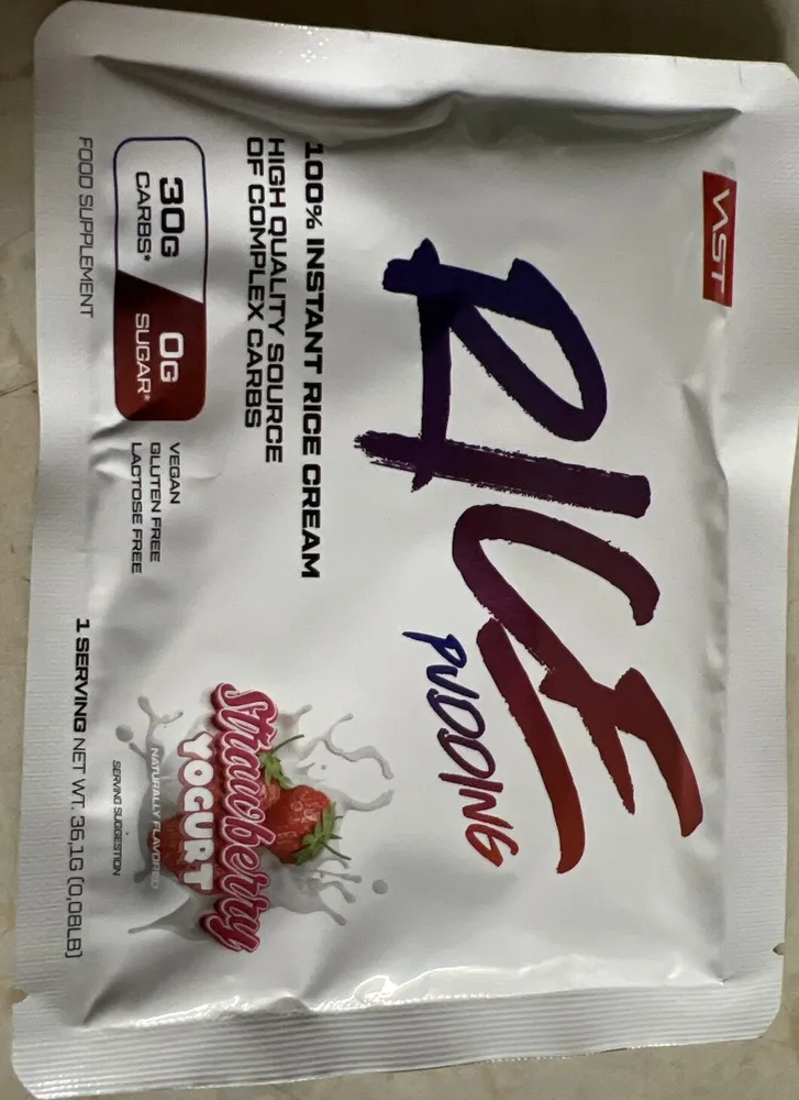 Rice Pudding Strawberry Yogurt
