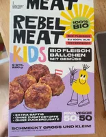Bio Fleischbällchen mit Gemüse