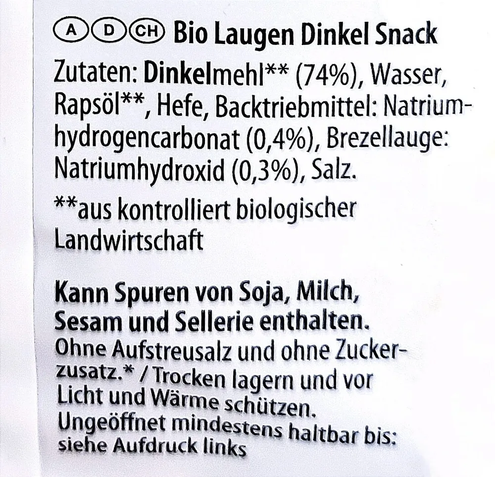 Helden ABC - Bio-Laugen-Dinkel-Snack