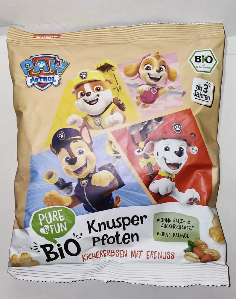 Bio-Knusperpfoten - Kichererbsen mit Erdnuss