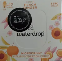 Microdrink Vitamin Hydration Cubes Youth Peach Ginger