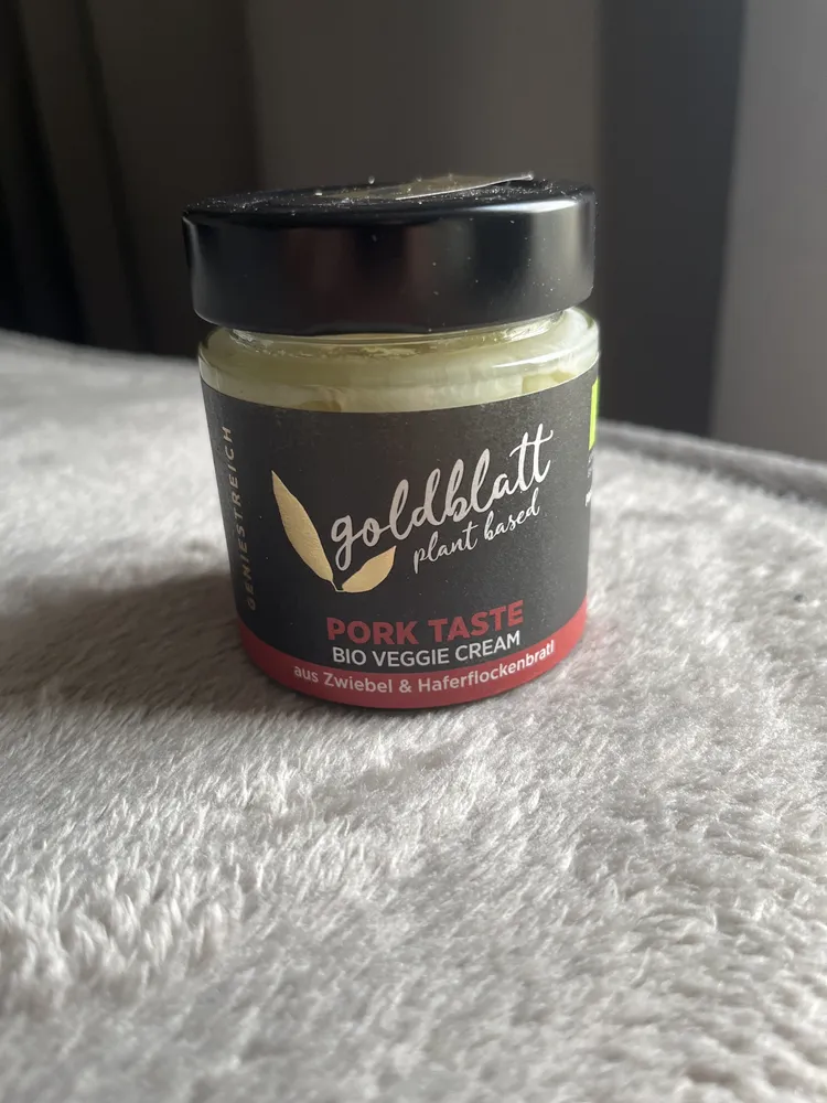 Vegane Bio Creme Mit Schmalz Geschmack
