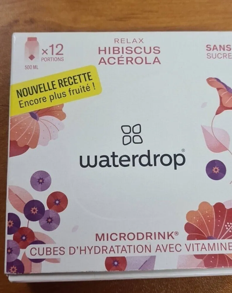 Cube hydratation avec vitamines