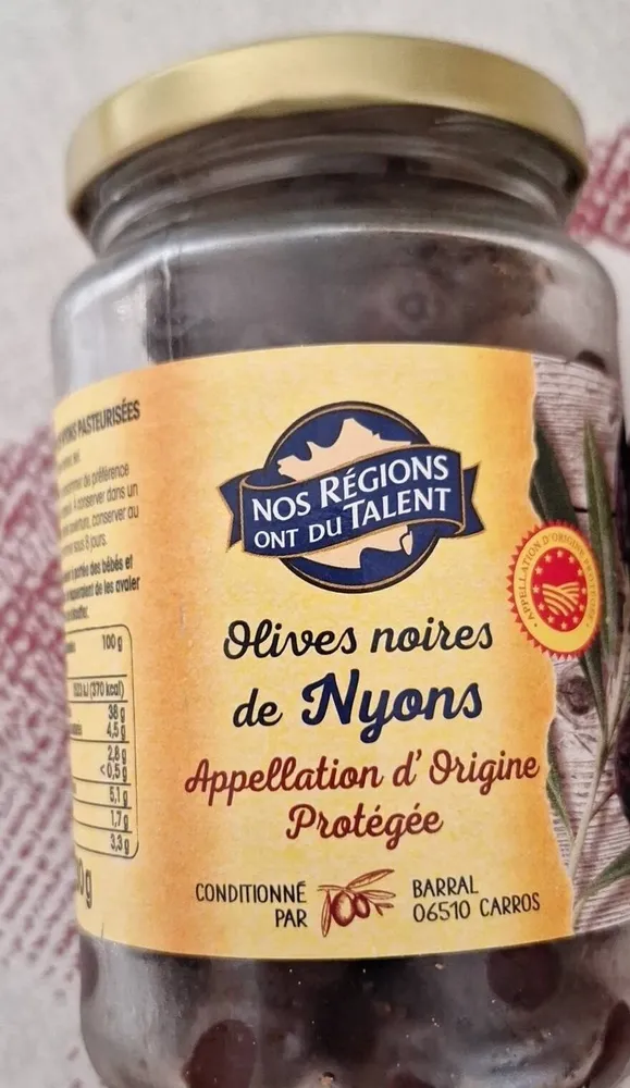 Olives noires de nyons