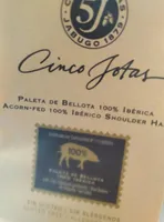 Paleta de bellota 100% Ibérica
