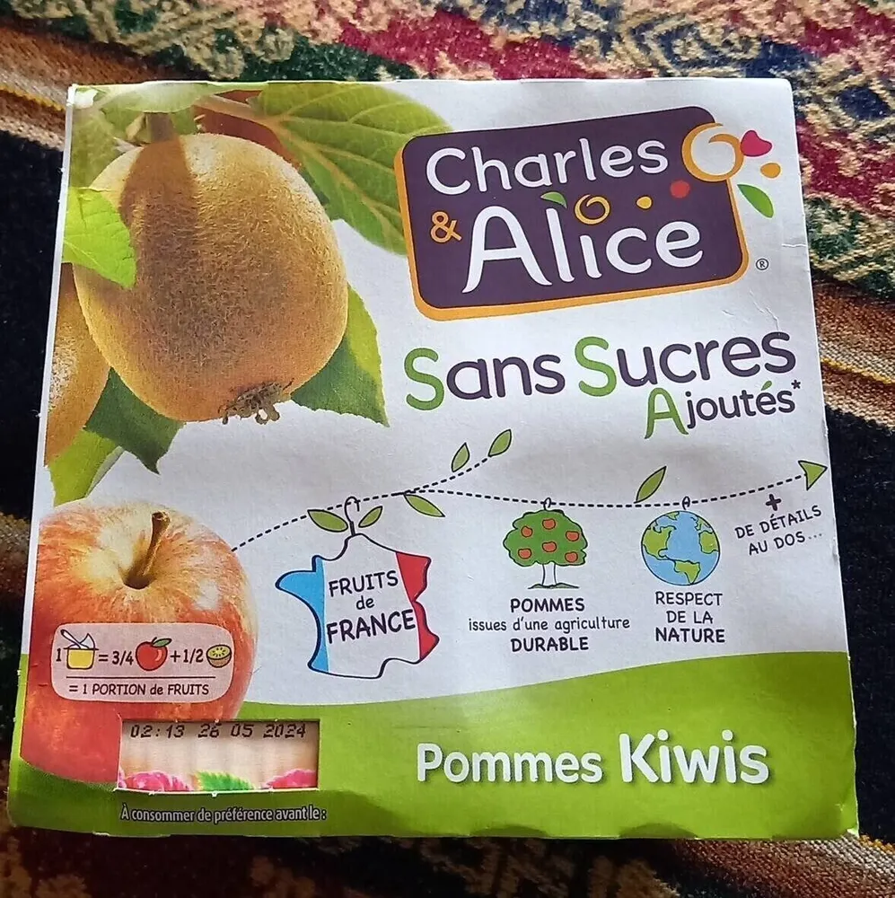 Compote pommes kiwis