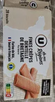 Fines crêpes dentelle de Bretagne
