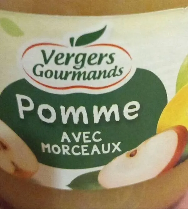 Compote de pomme avec morceaux