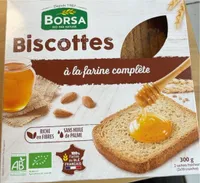 Biscottes à la farine complete