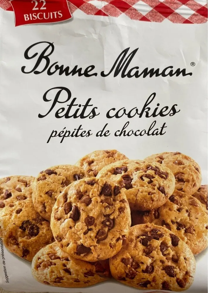 Petits cookies aux pepites de chocolat