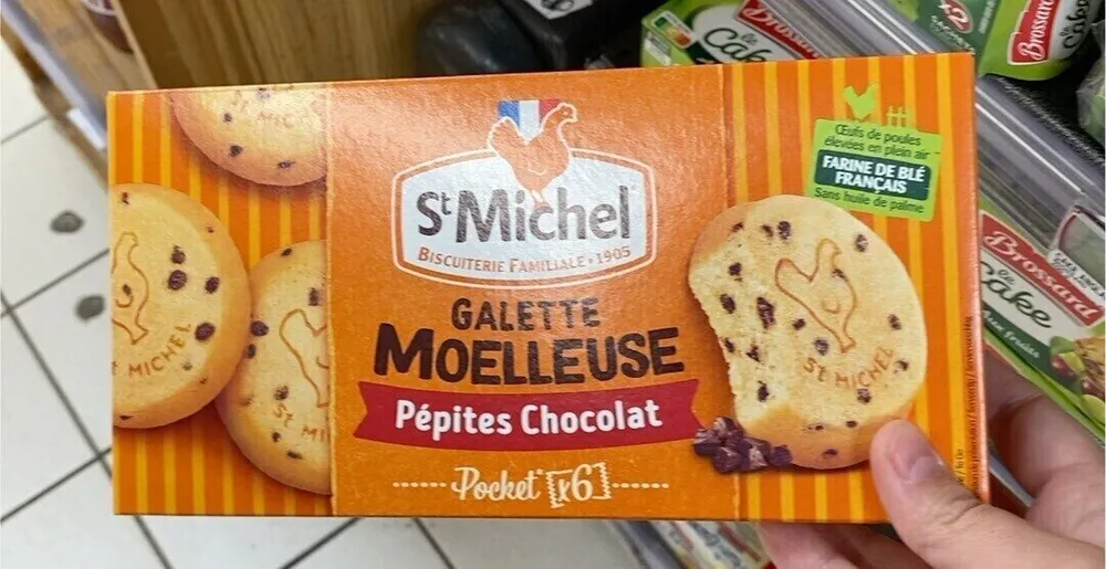 Galettes moelleuses peites chocolat