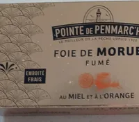 Foie de morue fumé au miel et à l'orange