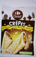 Crêpes au chocolat et aux billes de céréales