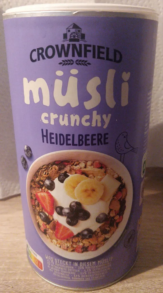 Müsli Crunchy Heidelbeere
