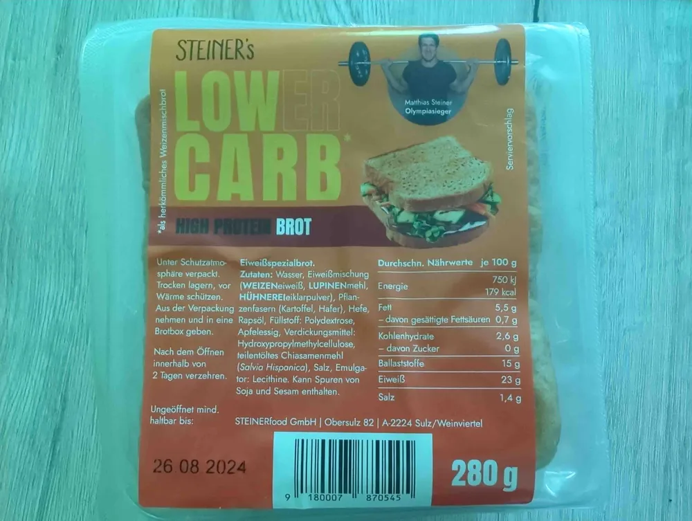 Low Carb high Protein Brot