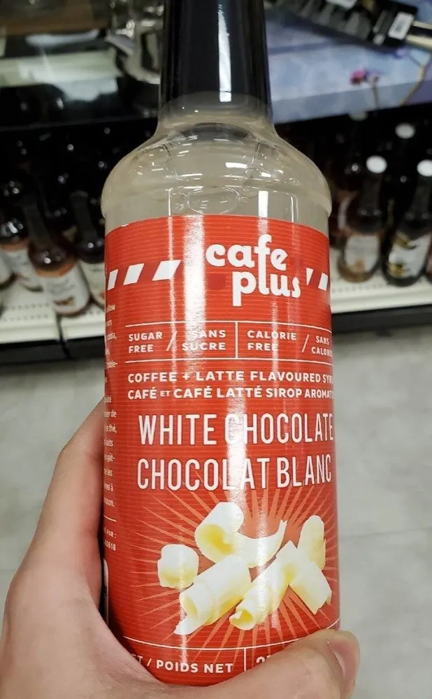 White chocolate syrup