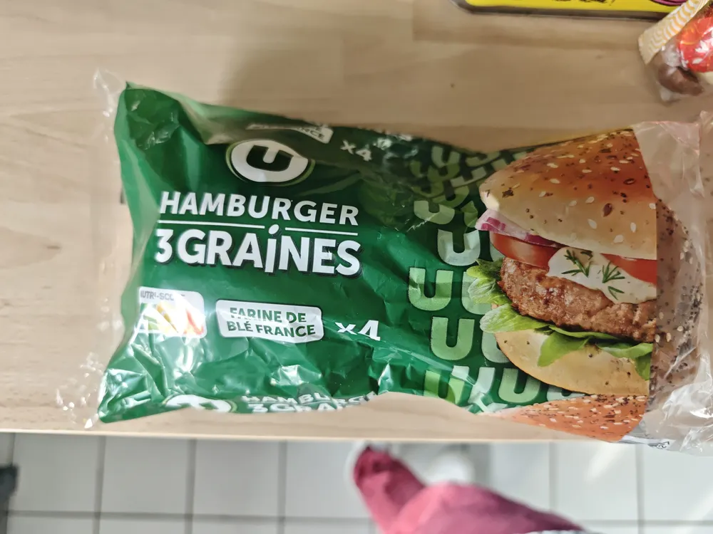 Hamburger 3 graines