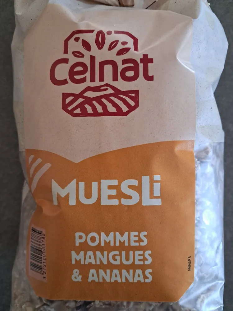 Muesli pommes mangues & ananas