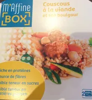 Couscous à la viande et son boulgour