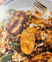 Smoky, paprika, Halloumi