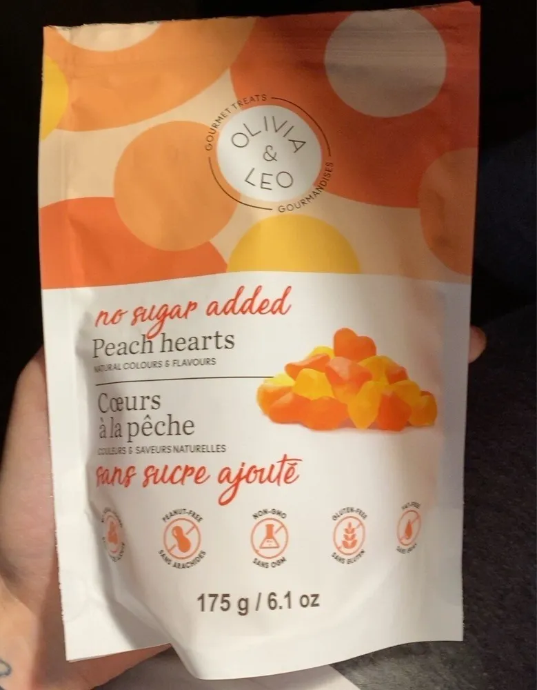 Peach hearts