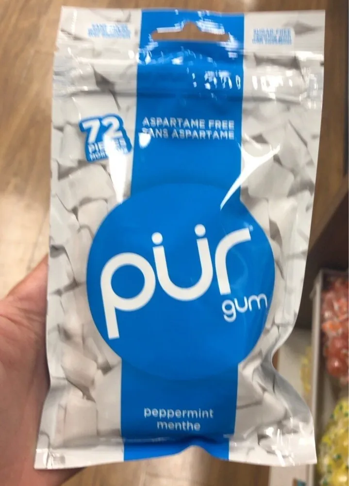 Peppermint gum